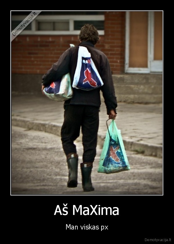 maxima, parduotuve, bomzas