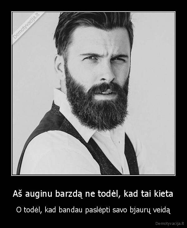 barzdos, auginimas,barzdotas