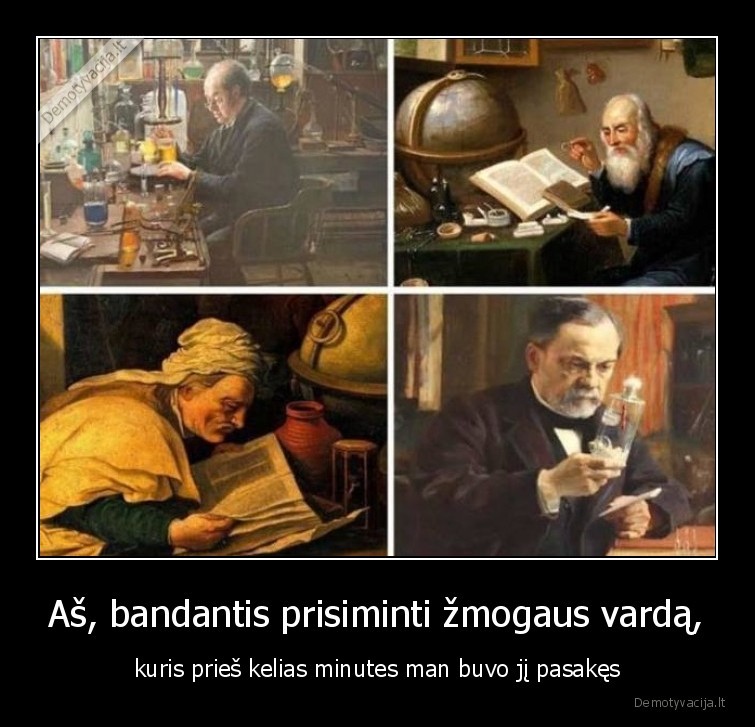 vardas,prisiminti,zmogus,sunku