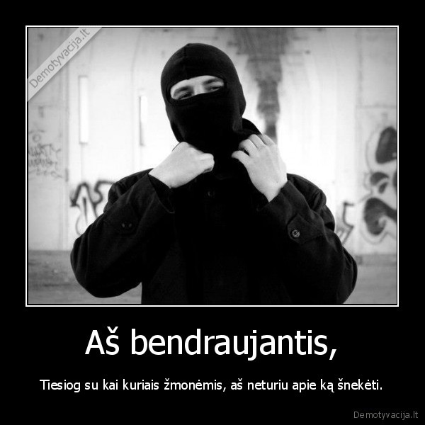 Aš bendraujantis,