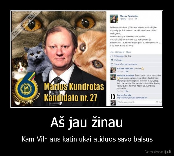 marius, kundrotas,juokinga, reklama,savivaldos, rinkimai
