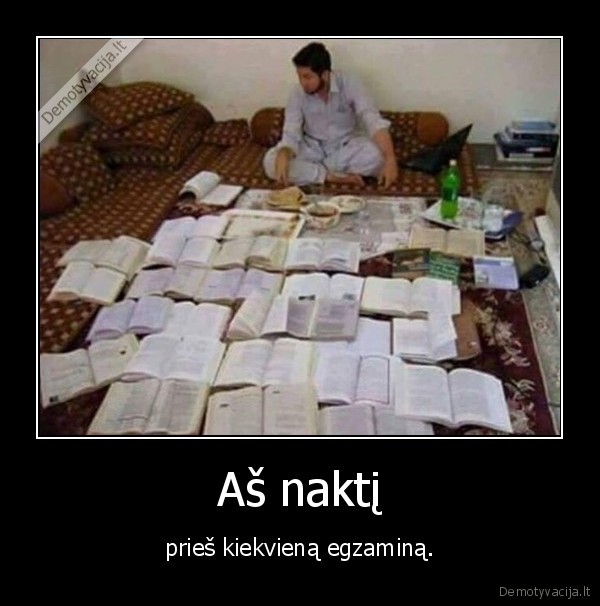 egzaminas,sesija,naktis,studijos