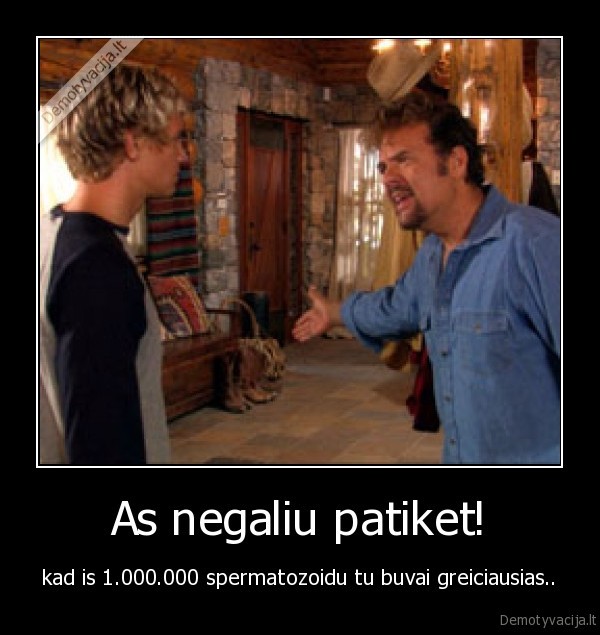 As negaliu patiket!