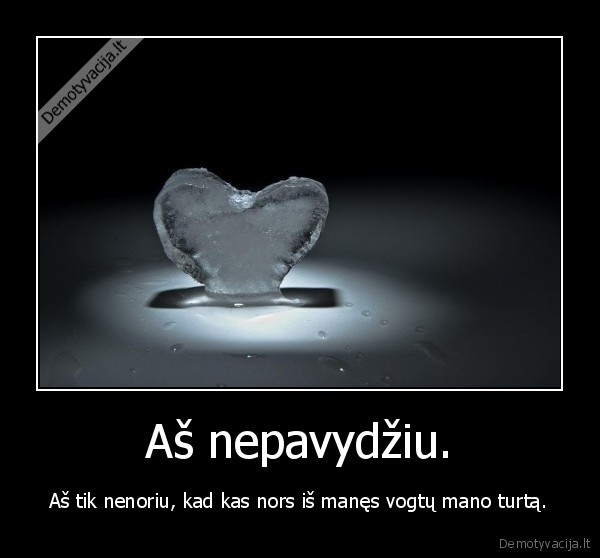 as, ne, pavydas