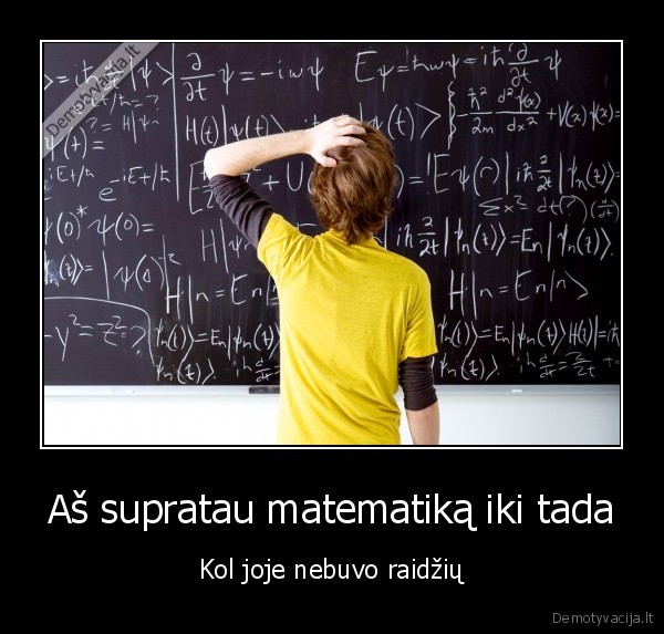 sunki, matematika,skaiciavimai, su, raidemis