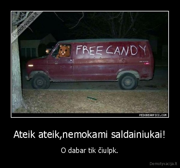 vaikai,pedobear