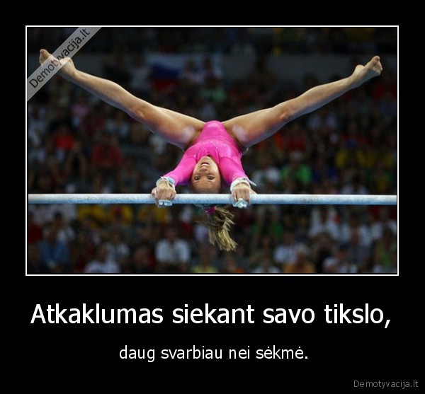 atkaklumas,sekme