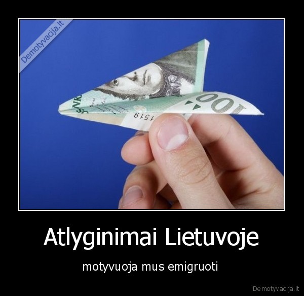 atlyginimai,motyvuoja,emigruoti