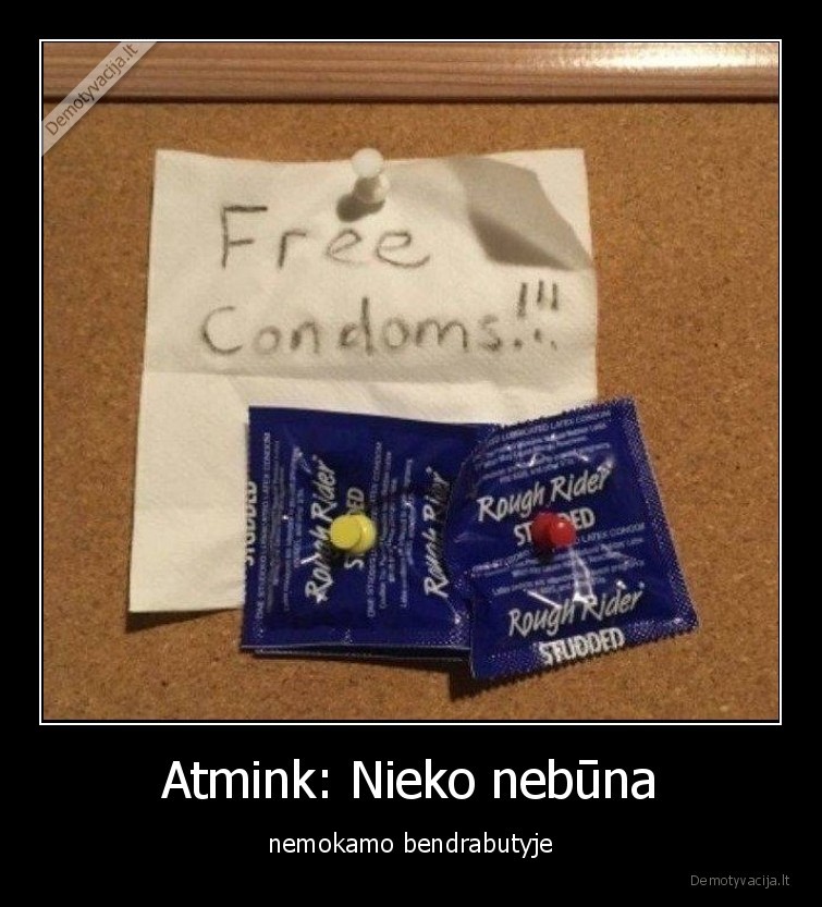 nemokami, prezervatyvai,bendrabutyje,fail,prezervatyvai