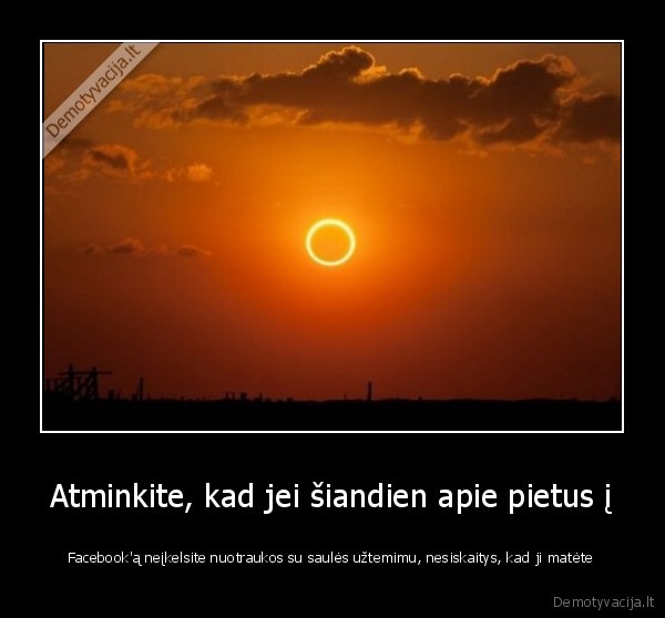 saules, uztemimas