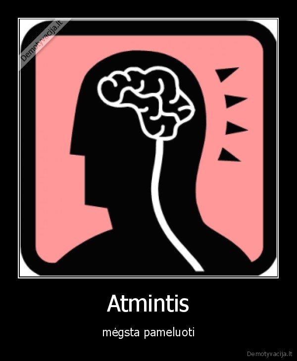 atmintis, melage
