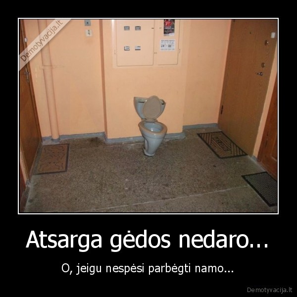 Atsarga gėdos nedaro...