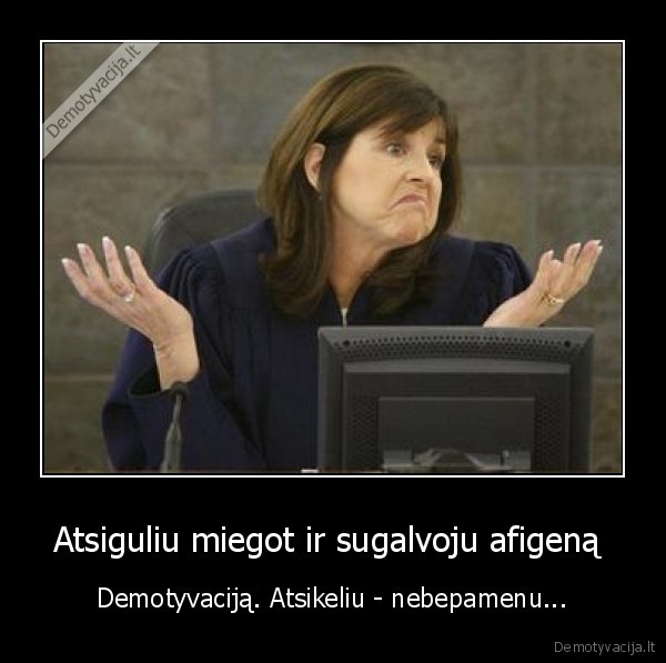 demotyvacija,miegas