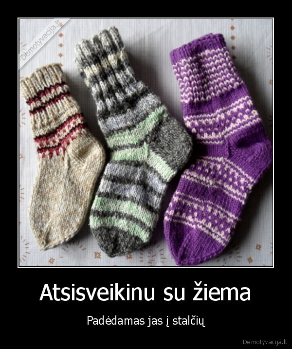 Atsisveikinu su žiema
