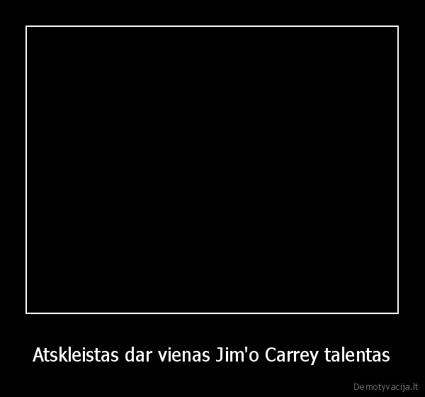 Atskleistas dar vienas Jim'o Carrey talentas