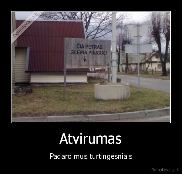atvirumas, gerumas