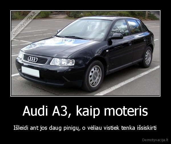 audi, a3, zmona