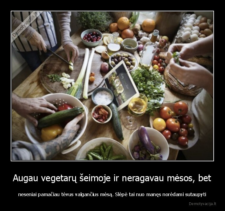 maistas,vegetarai,seima