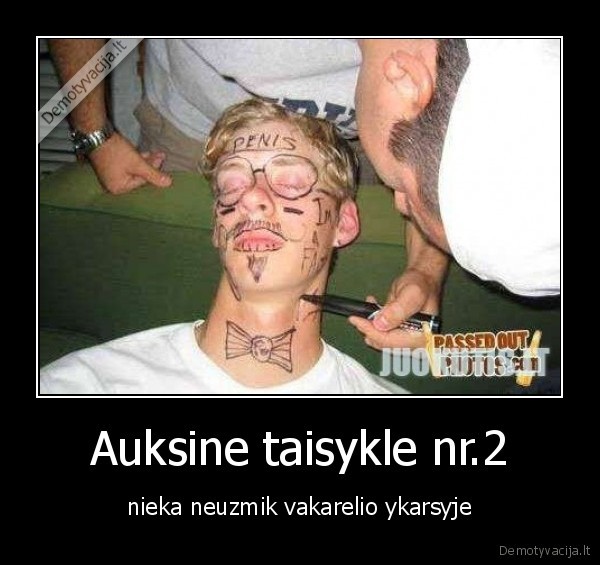 Auksine taisykle nr.2