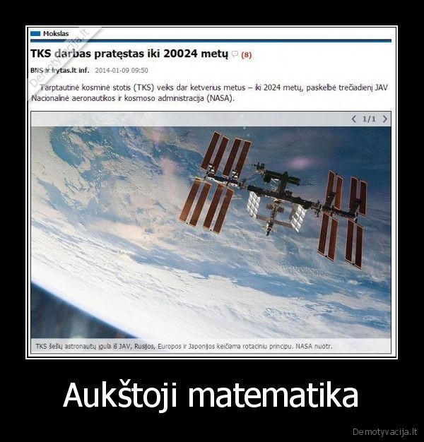 matematika,tks, stotis,kosmosas