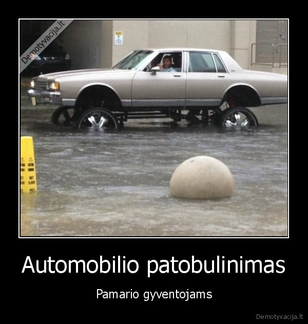 apsemtas, pamarys,sukeltas, automobilis