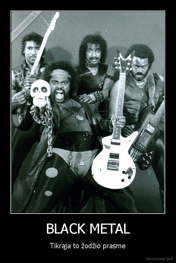 metal, black