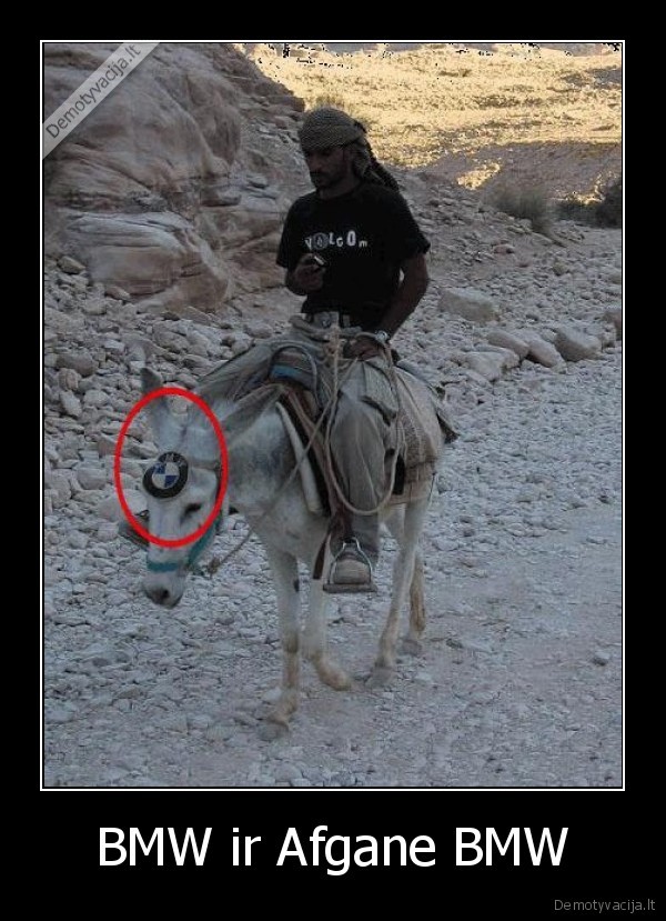BMW ir Afgane BMW
