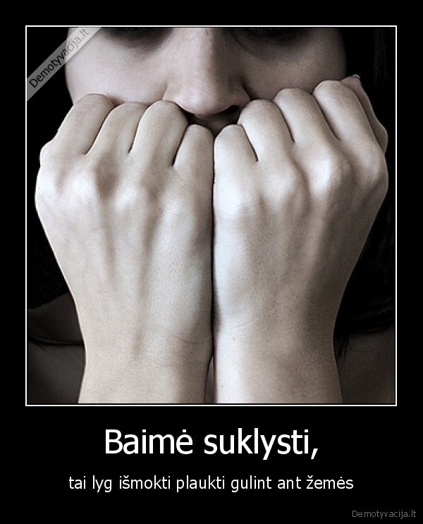 Baimė suklysti,