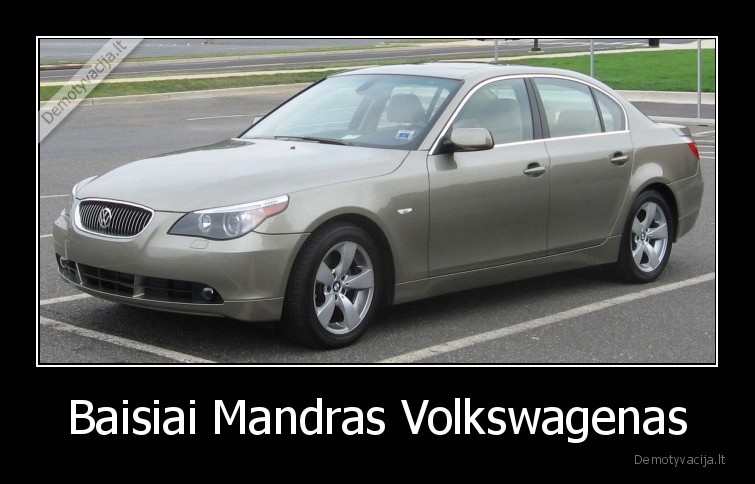 Baisiai Mandras Volkswagenas
