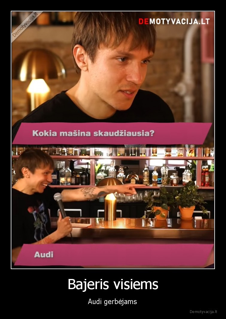 olegas, surajevas,audi,bajeriai