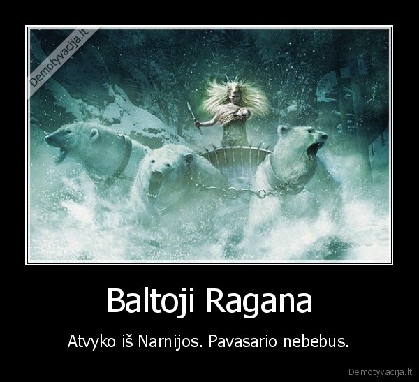 baltoji, ragana, ziema, narnija, pavasaris, sniegas