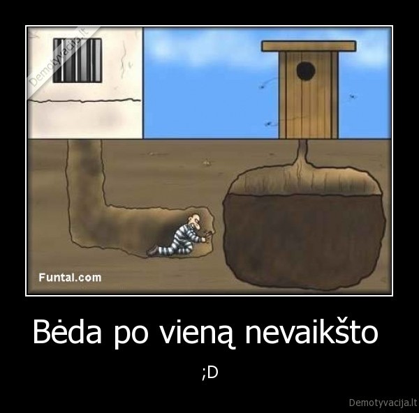 Bėda po vieną nevaikšto 