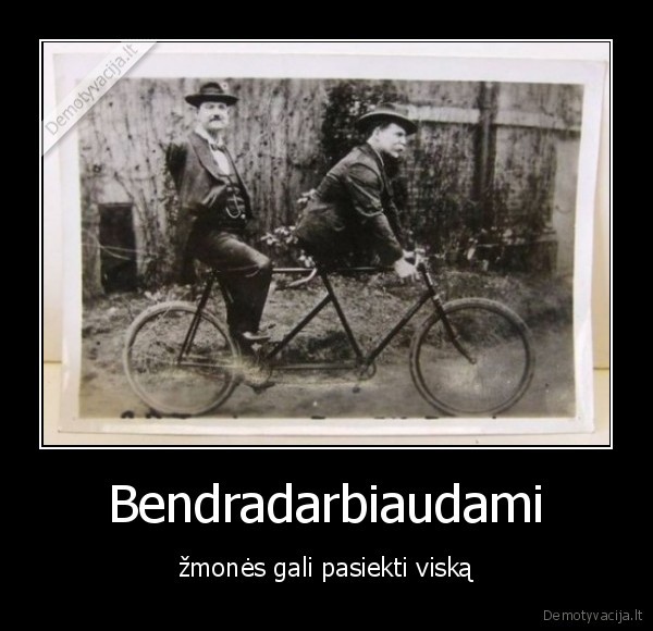 Bendradarbiaudami