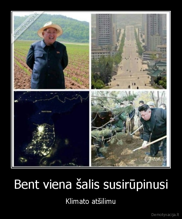 klimato, atsilimas,siaures, koreja