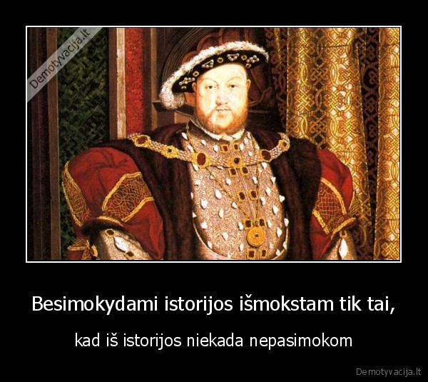 Besimokydami istorijos išmokstam tik tai,