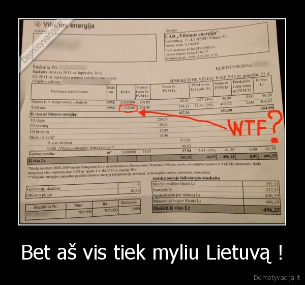 Bet aš vis tiek myliu Lietuvą !