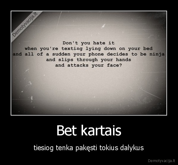 visiems, karts, nuo, karto, taip, nutinka