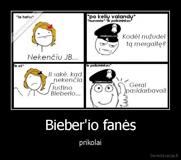 Bieber'io fanės