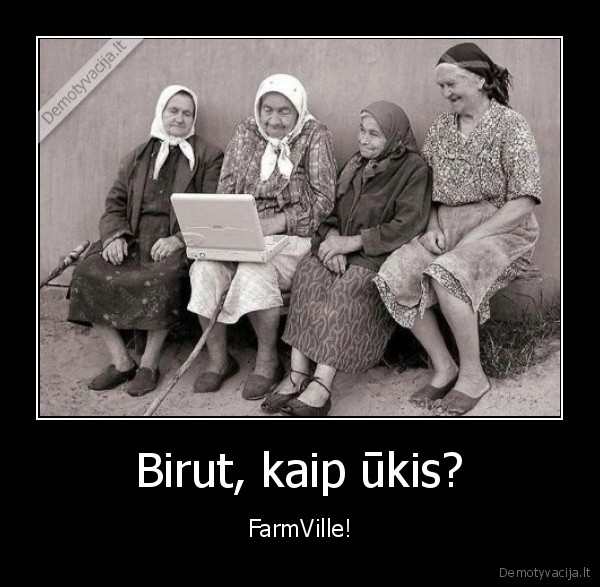birute,ukis,gyvenimas,kaimas,farmville,fb,facebook,seni,kompiuteris