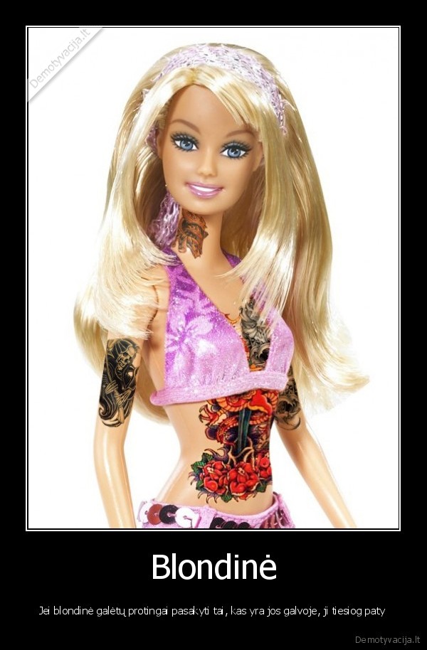 Blondinė