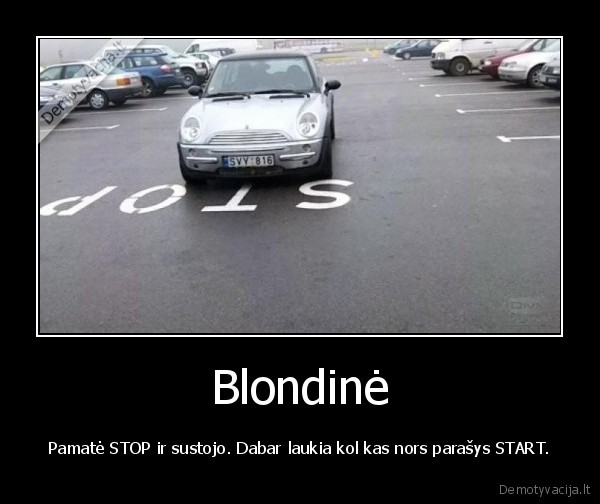 blondine, vairuot, nemoka
