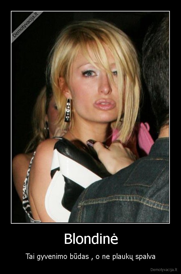 Blondinė