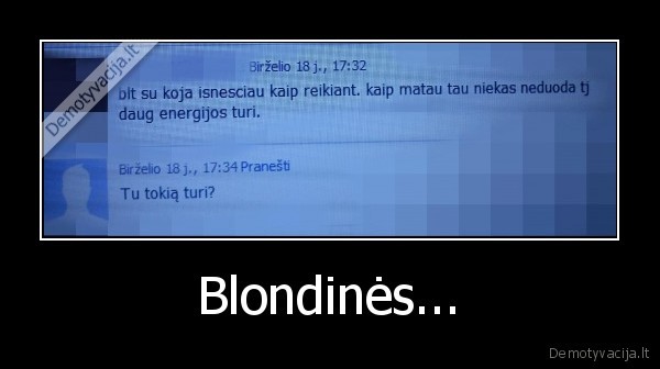 blondinems, virsus