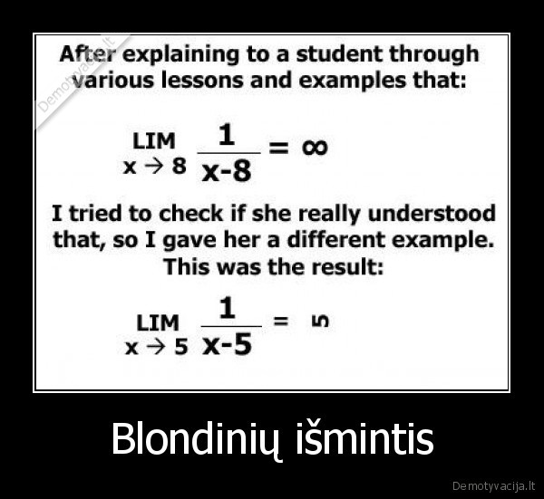Blondinių išmintis