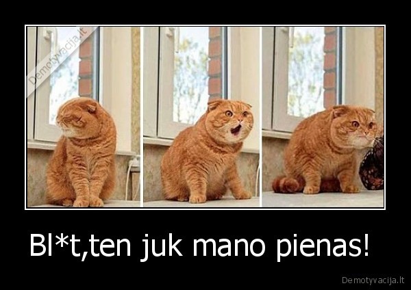 Bl*t,ten juk mano pienas! 