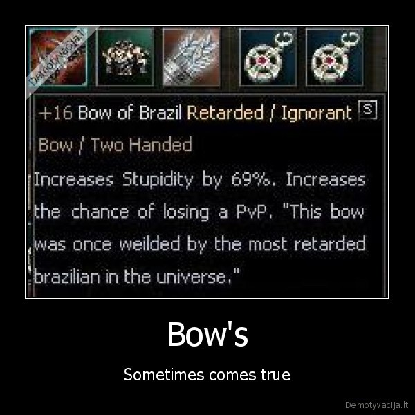 Bow's