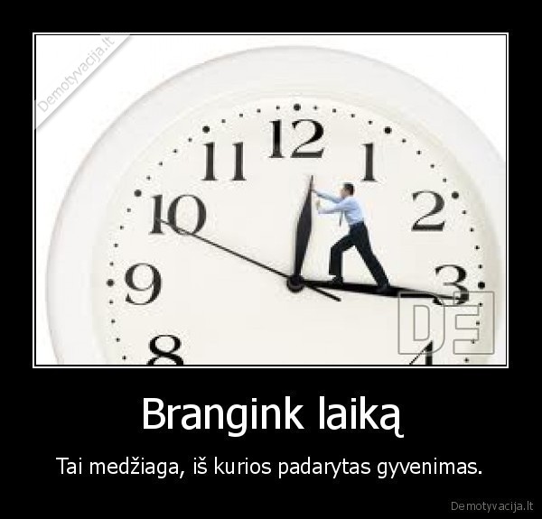 Brangink laiką