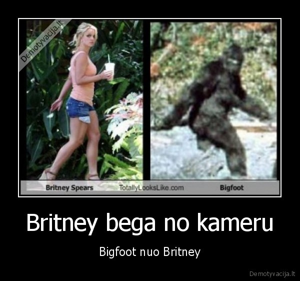 Britney bega no kameru