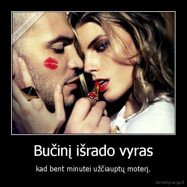 Bučinį išrado vyras