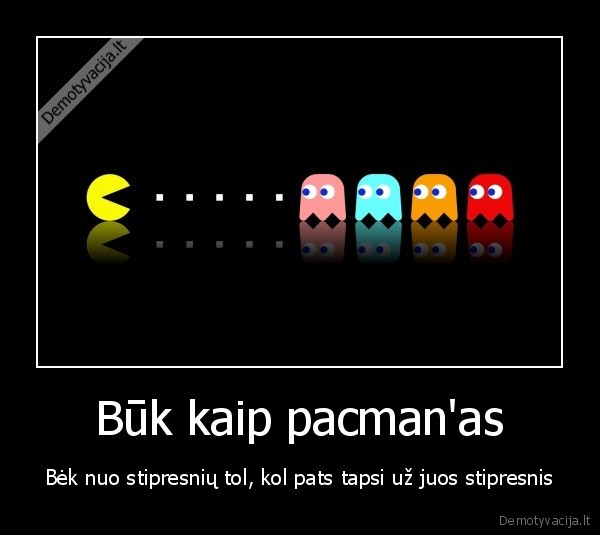 Būk kaip pacman'as